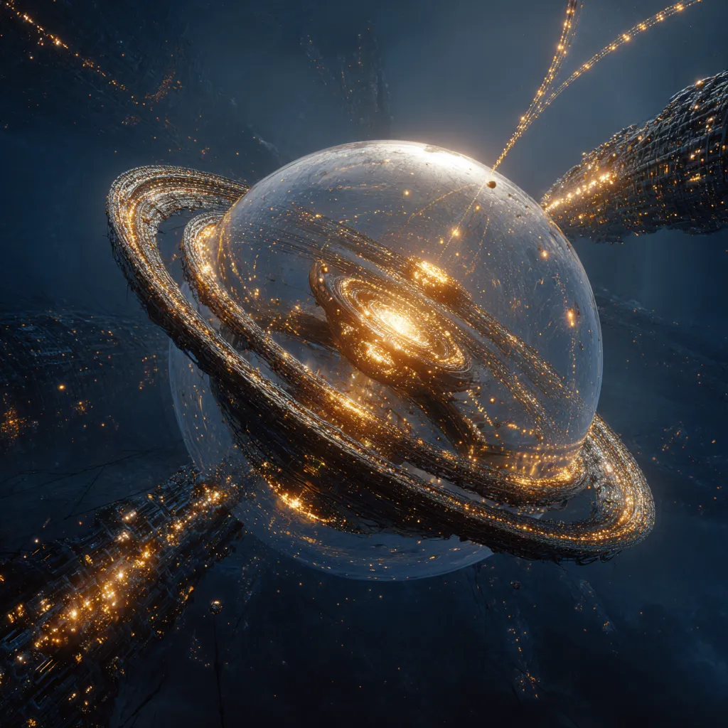 Planet like object with ring